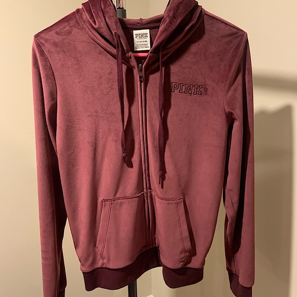 Pink velour sweatshirt - Picture 1 of 3